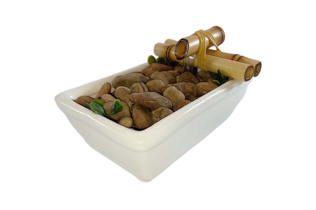 Bonsai Quadrada Branca 2 1024x682 Media Fonte Decorativa Agua Cascata Feng Shui Quadrada Branca