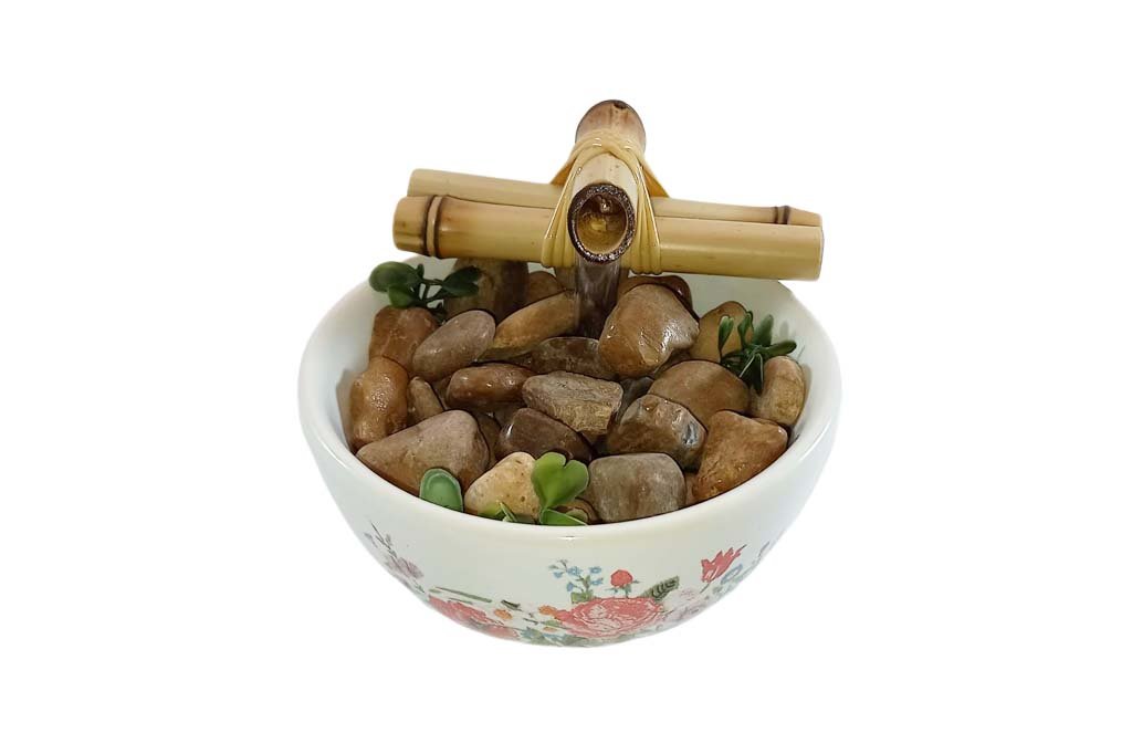 Bowl Flor 1 1024x682 Media Fonte Decorativa Agua Bowl Flores Cascata Feng Shui