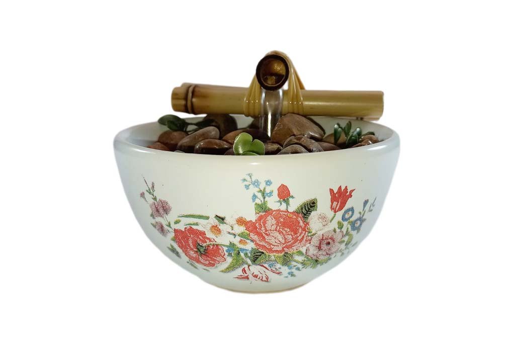 Bowl Flor 1A 1024x682 Media Fonte Decorativa Agua Bowl Flores Cascata Feng Shui
