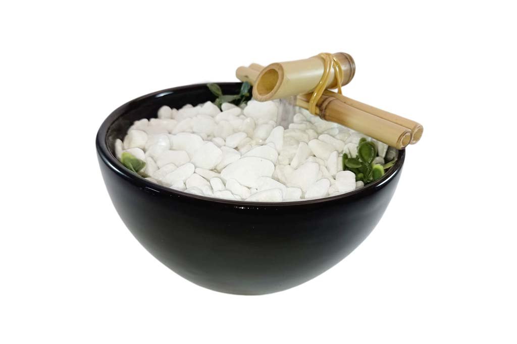 Bowl Grande Preta 2 1024x682 Media Fonte de Agua Decorativa Cascata Feng Shui Grega Bowl