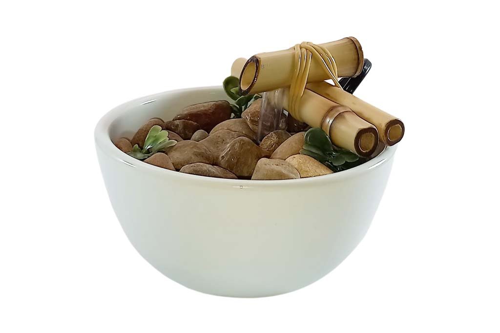 Bowl P Branca 2 1024x682 Media Fonte de Agua Decorativa Cascata Feng Shui Grega Bowl