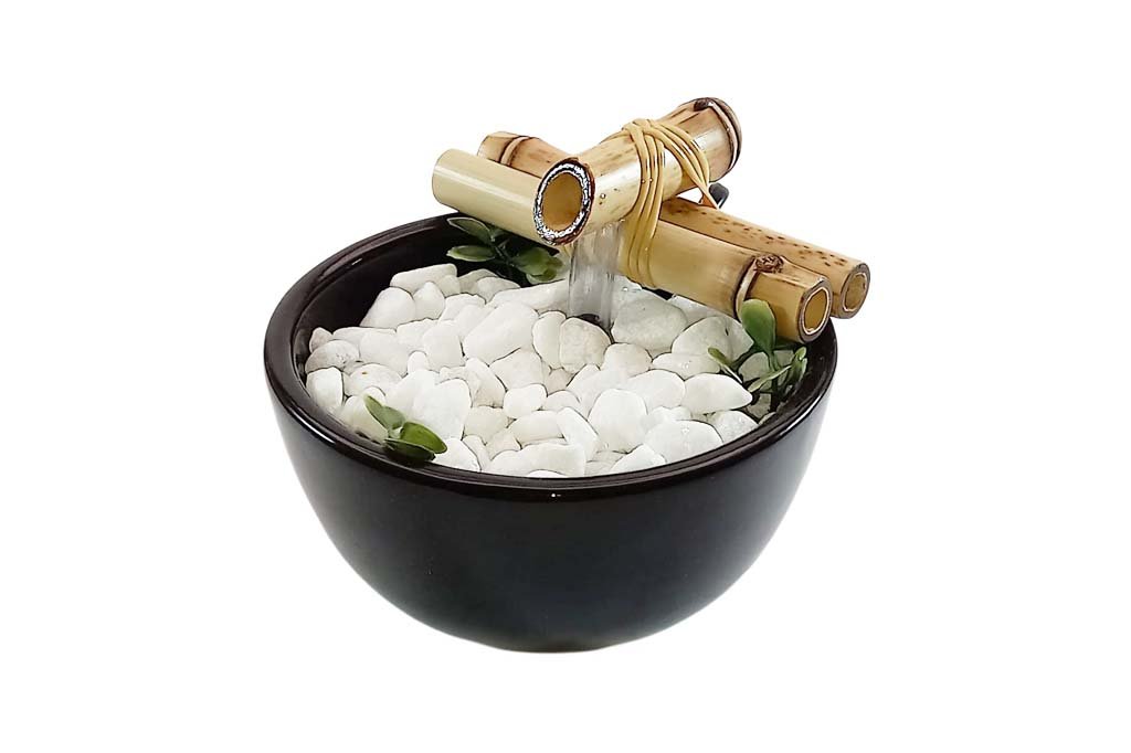 Bowl Preta P 2 1024x682 Media Fonte de Agua Decorativa Cascata Feng Shui Grega Bowl