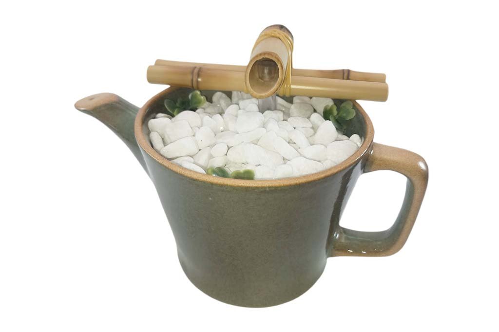 Bule Verde 2 1024x682 Media Fonte Decorativa Agua Cascata Feng Shui Bule