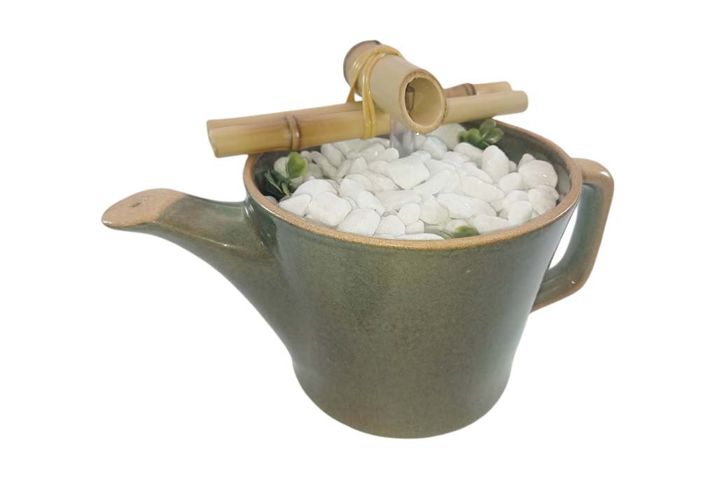 Bule Verde 3 1024x682 Media Fonte Decorativa Agua Cascata Feng Shui Bule