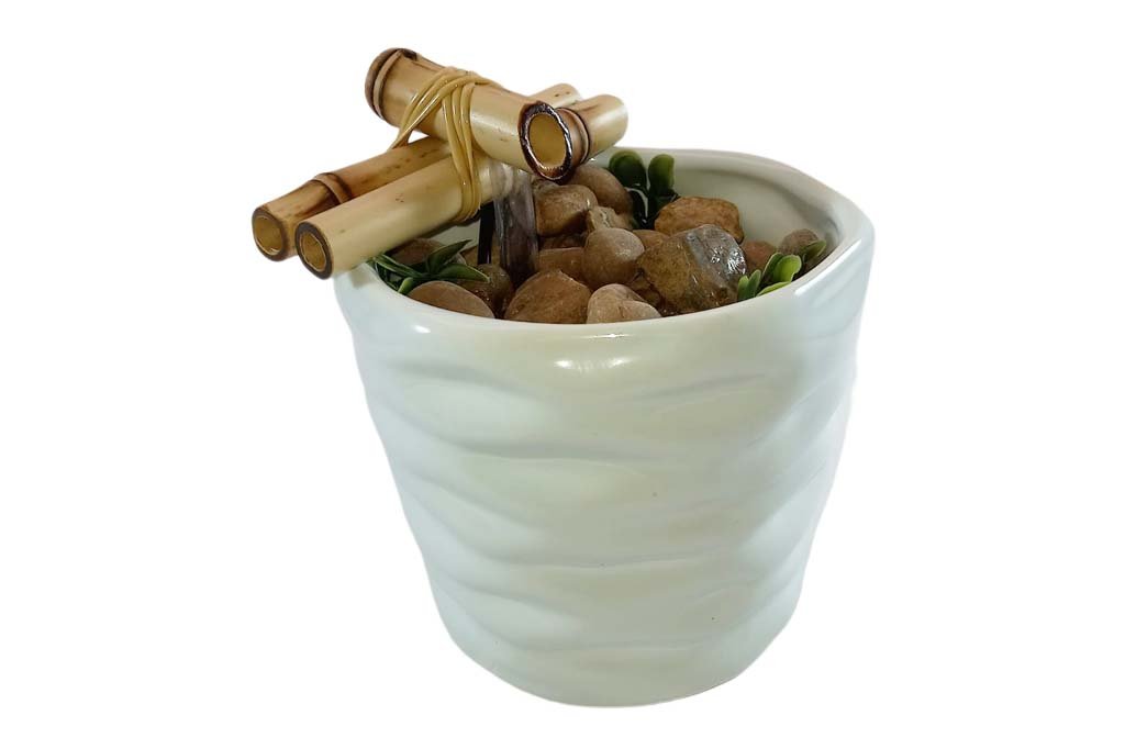 Etna Branca 3 1024x682 Media Fonte Decorativa de Agua Cascata Feng Shui Etna Branca