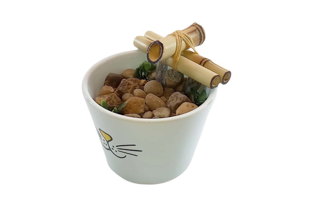 Fonte Decorativa de Agua Cascata Feng Shui Felina