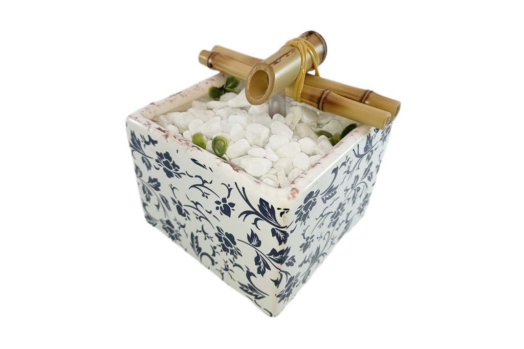 Quadrada Grega Ramo Azul 2 1024x682 Media Fonte Feng Shui Cascata Decorativa de Agua Grega Ramo Azul