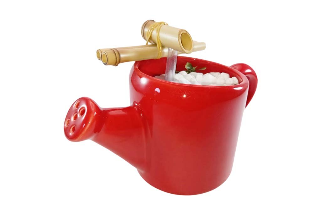 Regador Vermelha 3 1024x682 Media Fonte Feng Shui Cascata Decorativa de Agua Regador