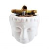 Fonte Feng Shui Cascata Decorativa de Agua Buda Branco