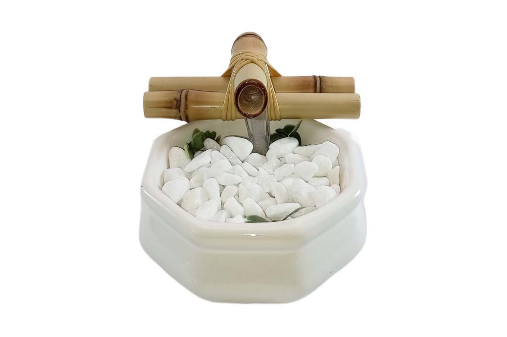 Bagua Branco M 1 1024x682 Media Fonte Feng Shui Cascata Decorativa de Agua Bagua Branco M