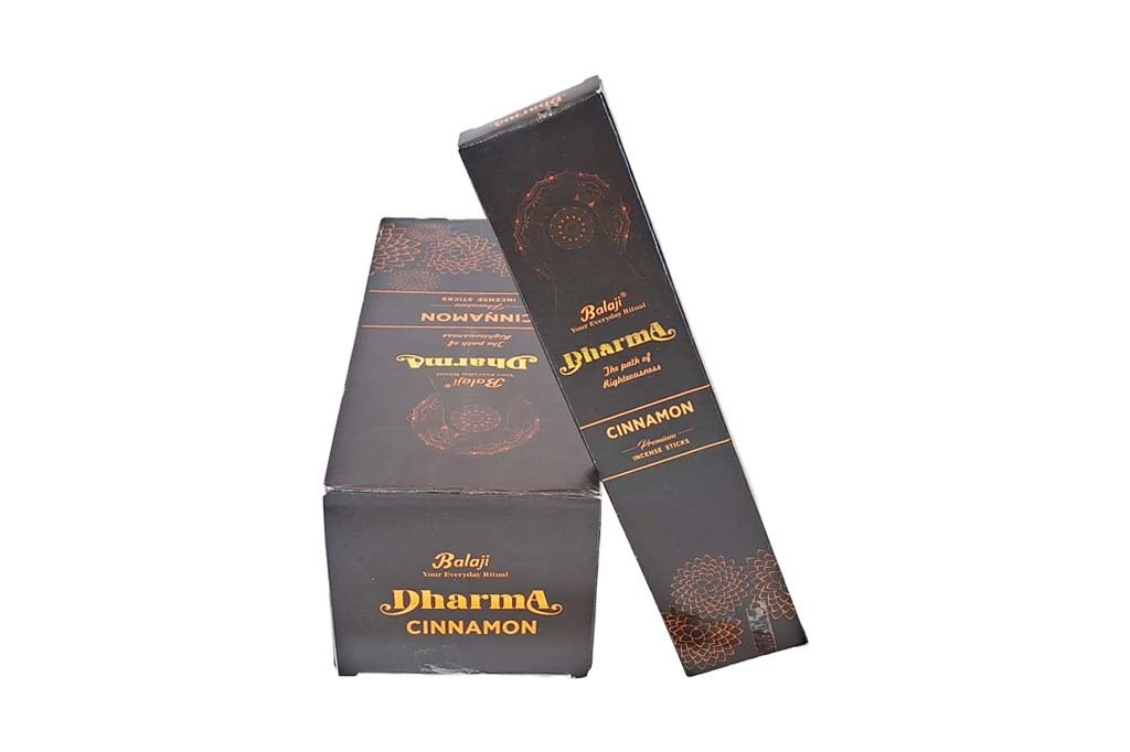Balaji Dharma Cinnamon 2 1024x682 Media 1 Incenso Balaji Dharma Cinnamon