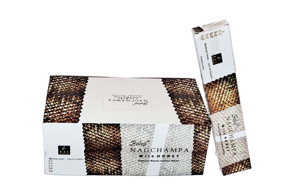 Balaji Nag Champa com Mel 2 1024x682 Media 1 Incenso Balaji Nag Champa com Mel