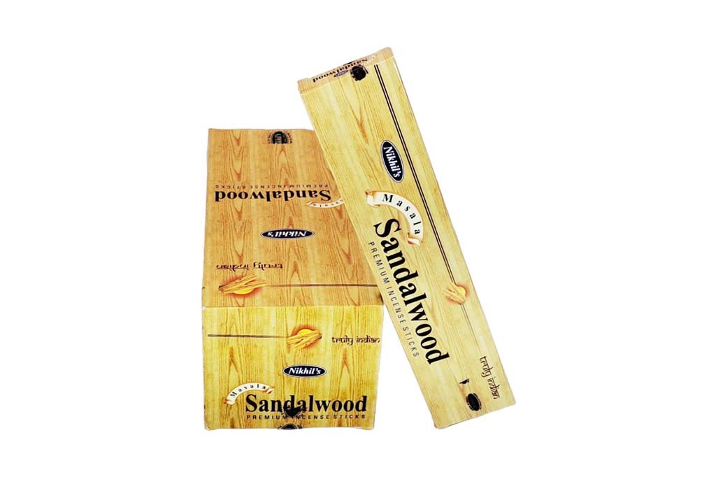 Nikhil's Saldalwood 2 1024x682 Media 1 Incenso Indiano Nikhil's Saldalwood