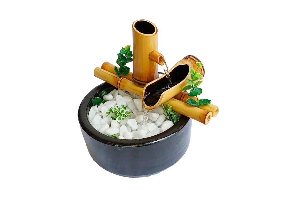 Fonte de Água Natural Colors 2 Quedas Preta