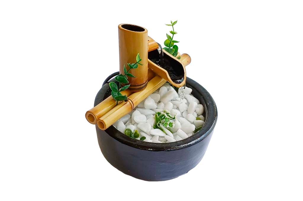 Fonte de Água Natural Colors 2 Quedas Preta