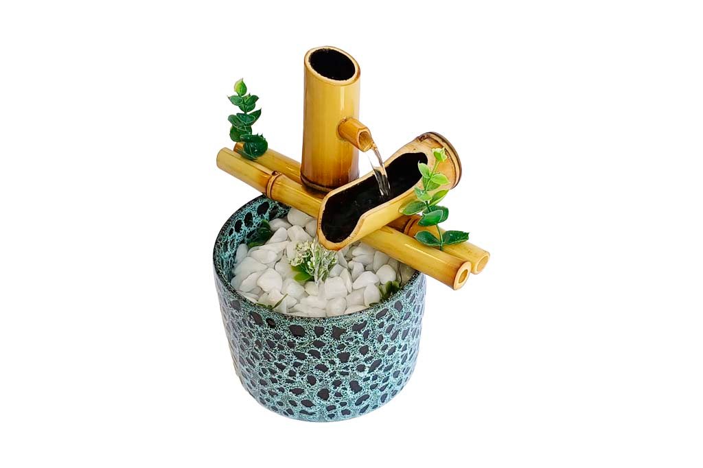 Redonda 2 Quedas Aquamarine 1 Menor 1024x682 Media Fonte Decorativa Redonda 2 Quedas Aquamarine