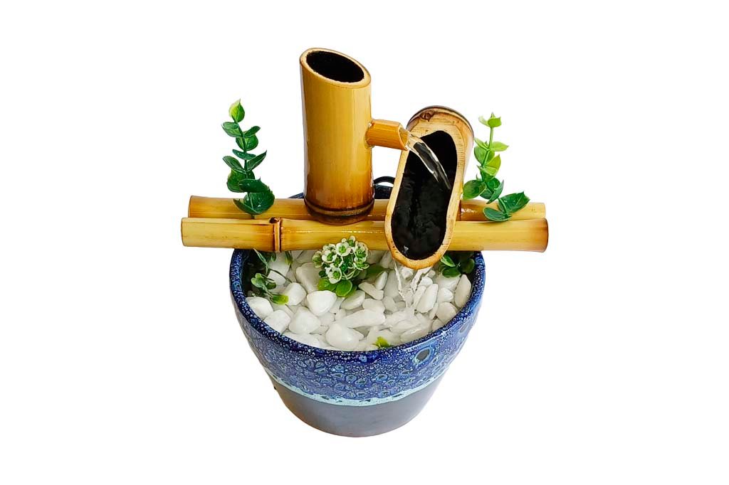 Redonda Cônica 2 Quedas Mesclada Azul 1 1024x682 Media Fonte Feng Shui Redonda Cônica 2 Quedas Mesclada Azul