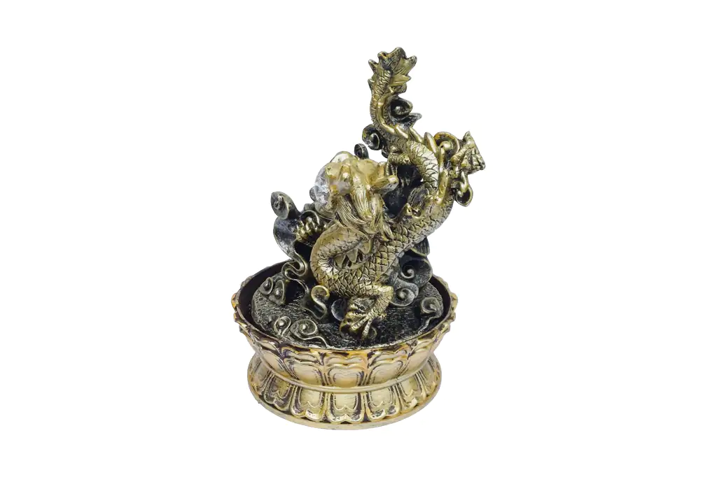 Fonte Cascata Dragão com Esfera