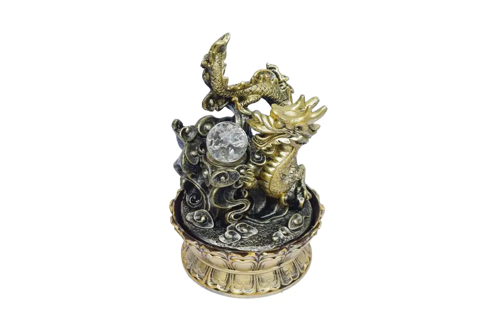 Fonte Cascata Dragão com Esfera